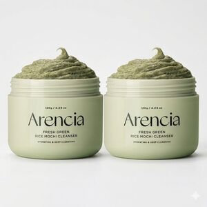 Arencia Fresh Green Rice Mochi Cleanser 120g Pack of Two